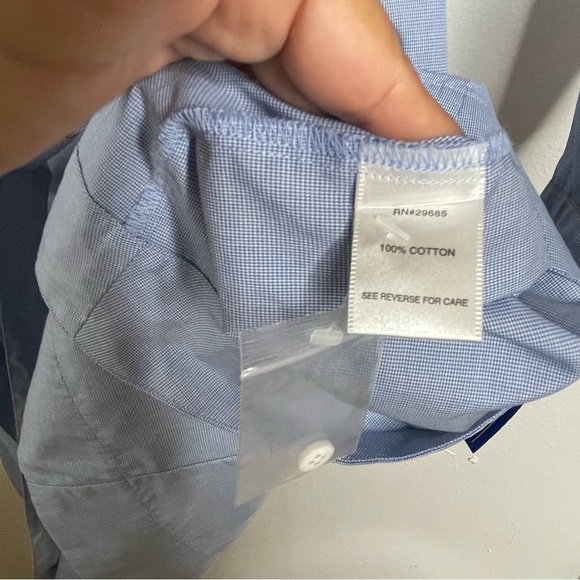 PENDLETON Blue Gingham Shirt Dress Cotton Belted Long Sleeve Western Size 4 NWT - Picture 11 of 15